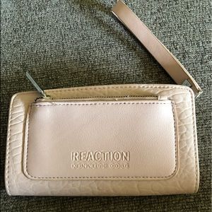 Reaction by Kenneth Cole Light Pink Wristlet
